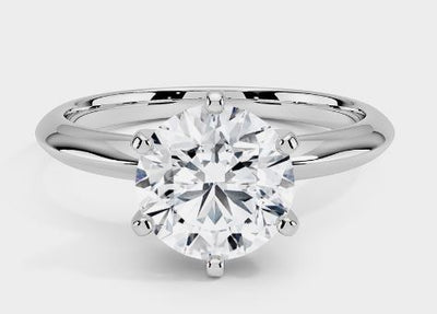 18K White Gold Diamond Ring