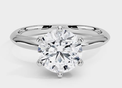 18K White Gold Diamond Ring