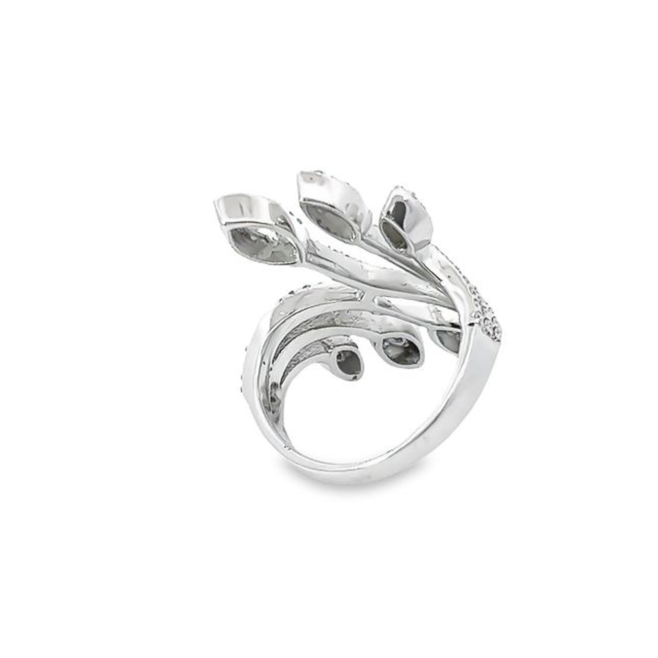 18K White Gold Marquise-Cut Diamond Ring (2.78 ct)