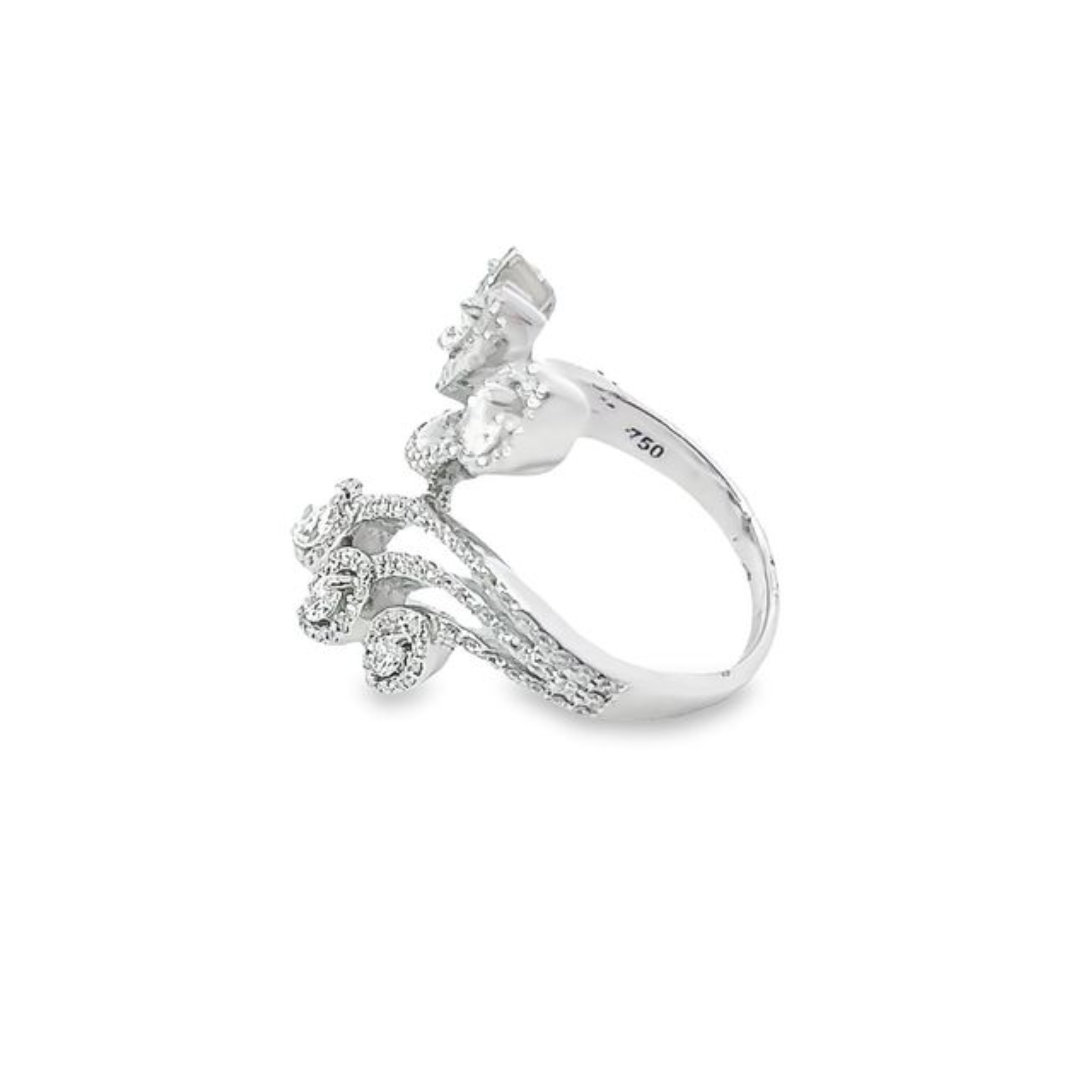 18K White Gold Marquise-Cut Diamond Ring (2.78 ct)