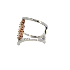 18K White Gold Round Diamond Ring (.66 ct)