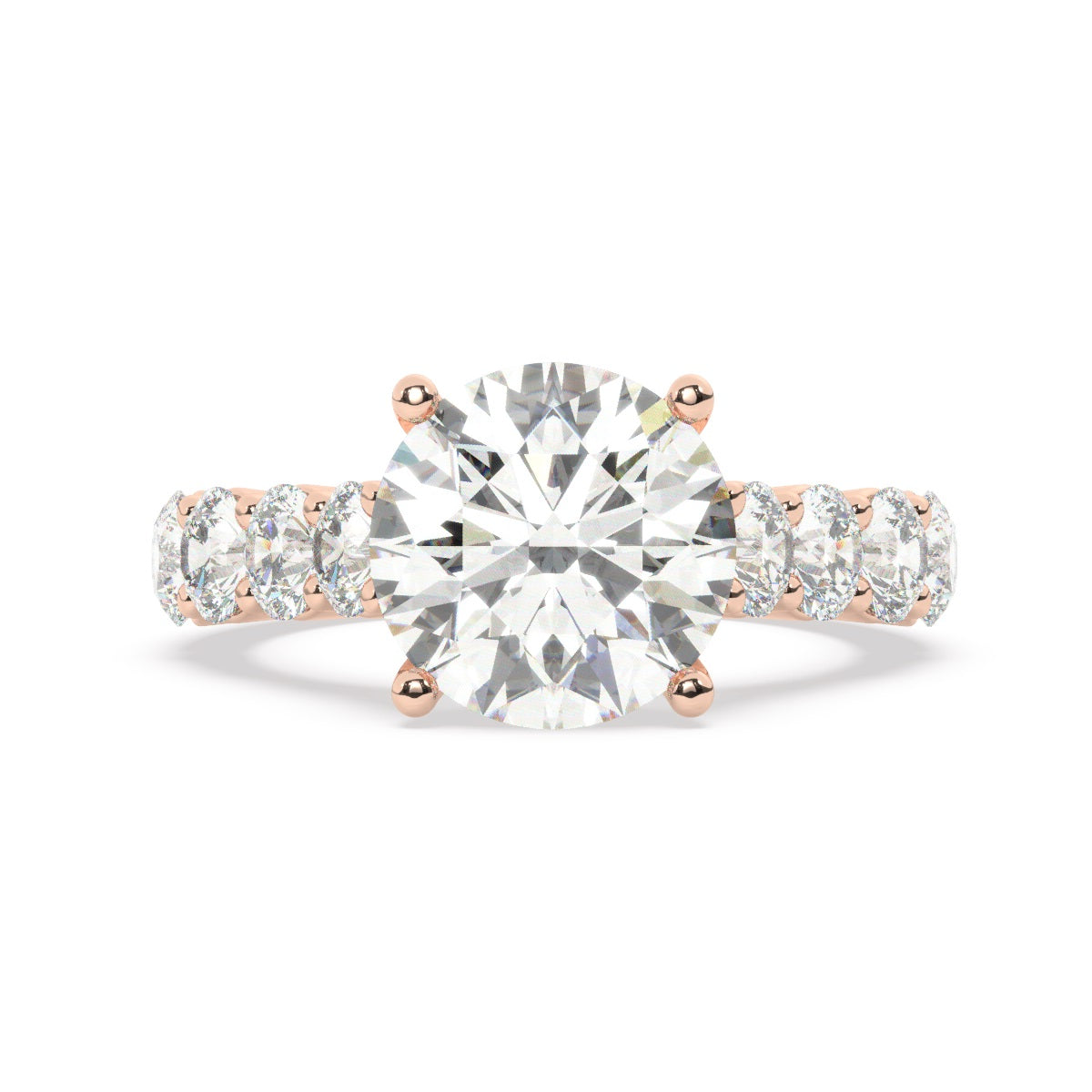 White Gold Diamond Ring - LA DIAMOND