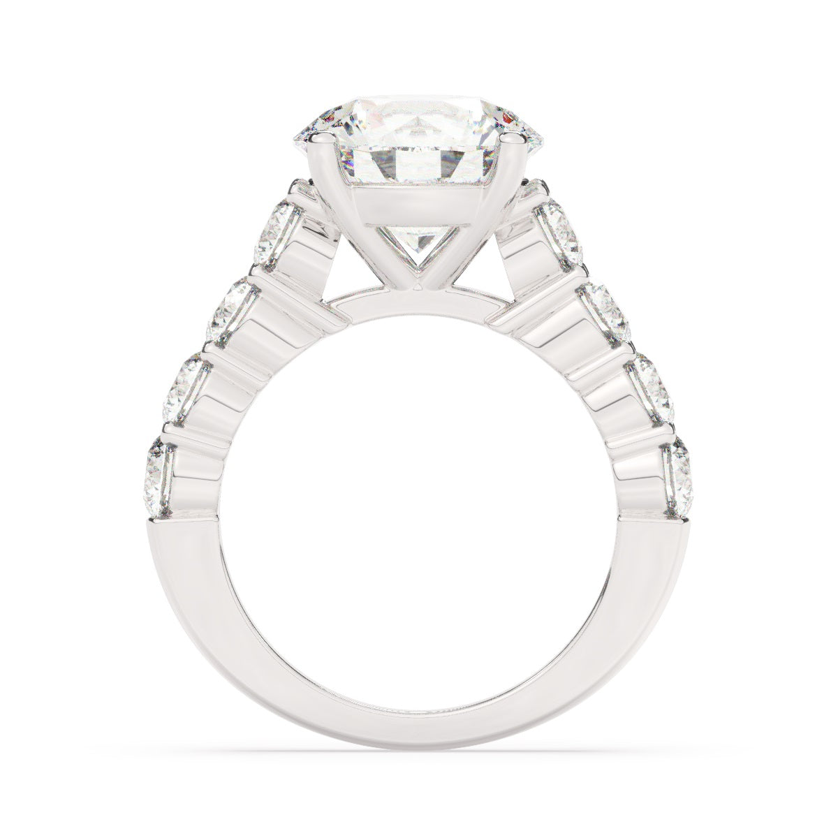 White Gold Diamond Ring - LA DIAMOND