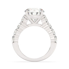 White Gold Diamond Ring - LA DIAMOND