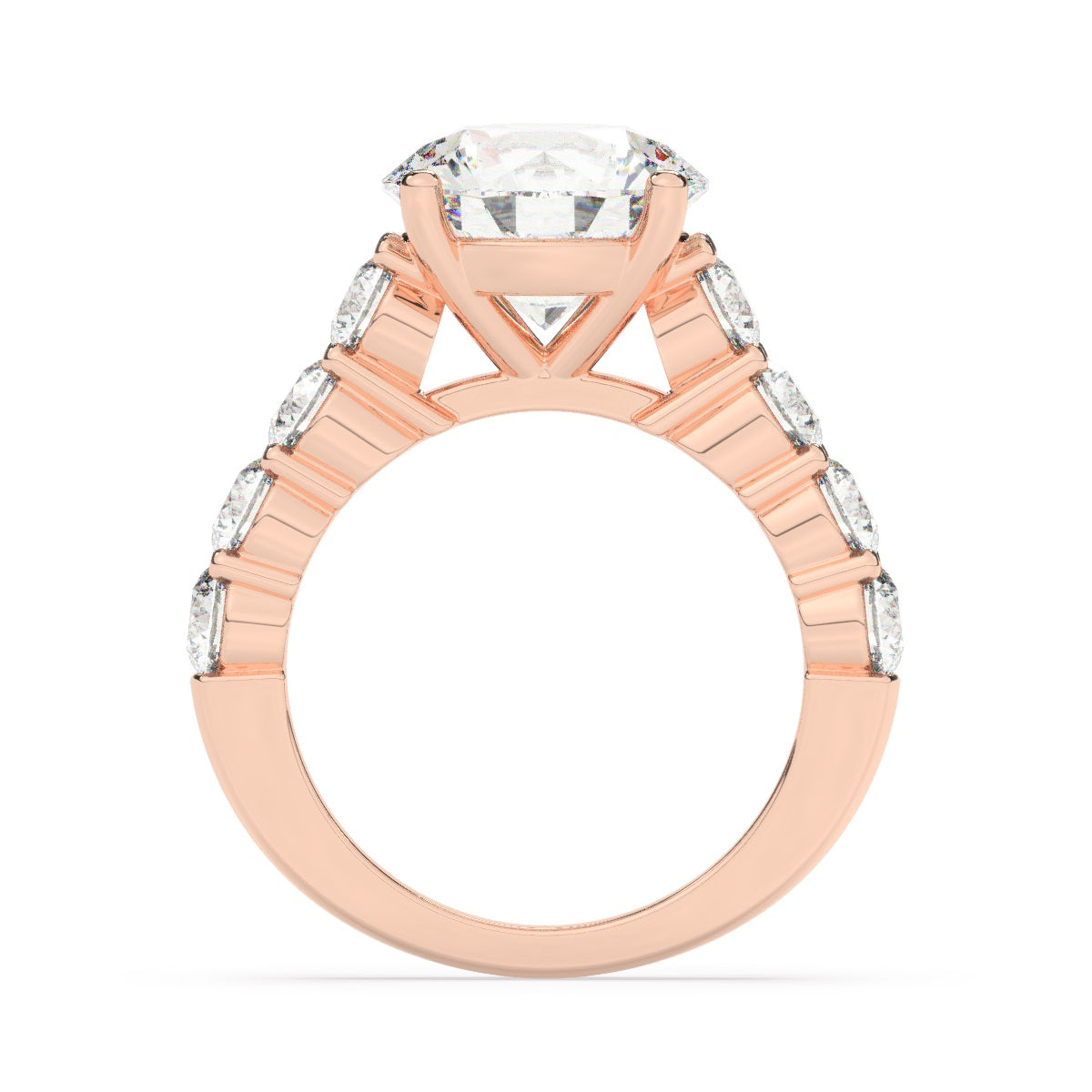 White Gold Diamond Ring - LA DIAMOND