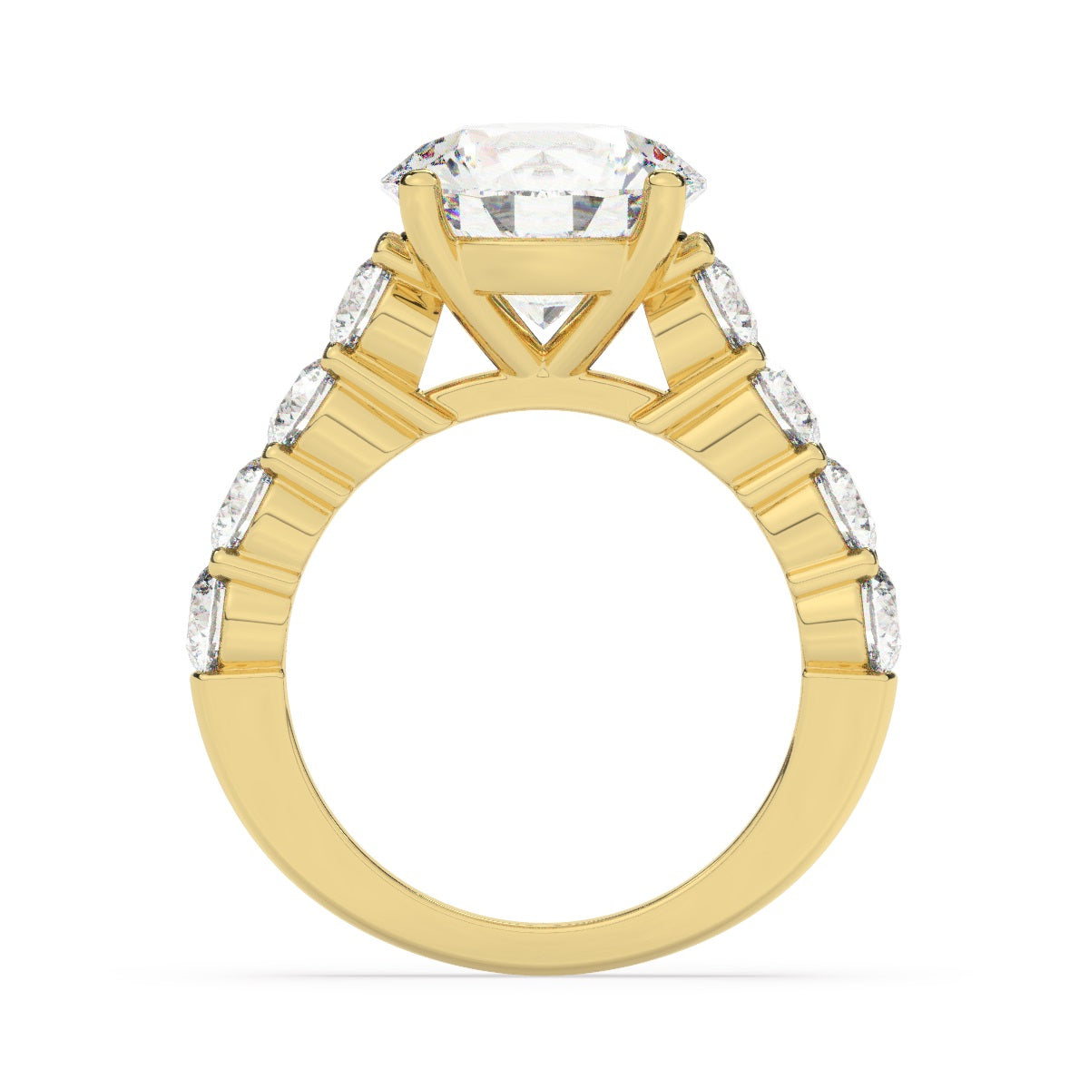 White Gold Diamond Ring - LA DIAMOND