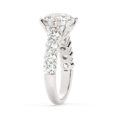 White Gold Diamond Ring - LA DIAMOND