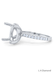 White Gold Diamond Ring - LA DIAMOND