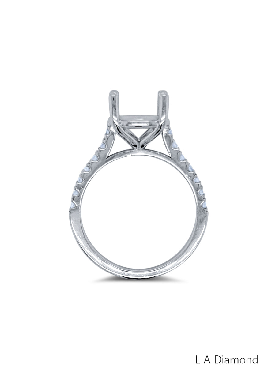 White Gold Diamond Ring - LA DIAMOND