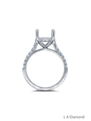 White Gold Diamond Ring - LA DIAMOND