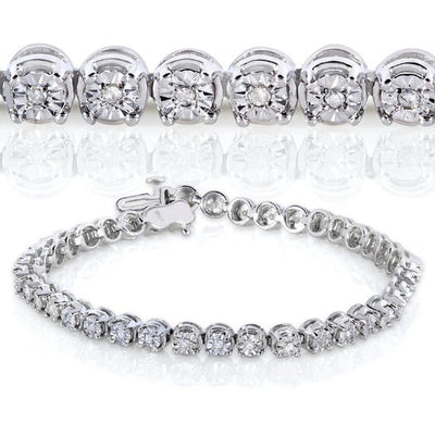White Gold Diamond Bracelet