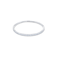 14k White Gold Diamond Round Cut Tennis Bracelet 2.22c