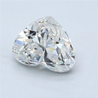 Heart Brilliant Diamond 2.01 CT H, SI2, With GIA Certificate