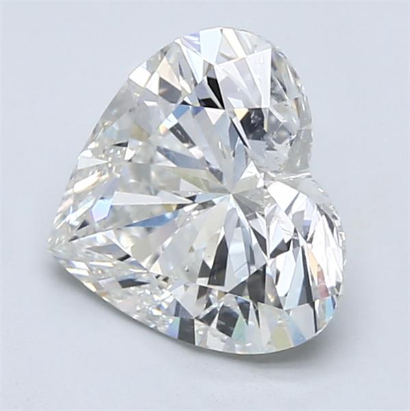 Heart Brilliant Diamond 2.08 CT H, SI1, With GIA Certificate - LA DIAMOND