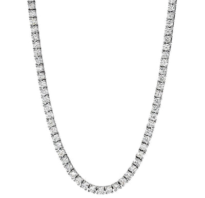 4 Prong Diamond Tennis Necklace