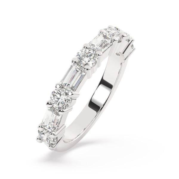 18K Gold Diamond Round Cut Wedding Ring 1.43c - RD587 - LA DIAMOND