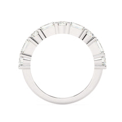 18K Gold Diamond Round Cut Wedding Ring 1.43c
