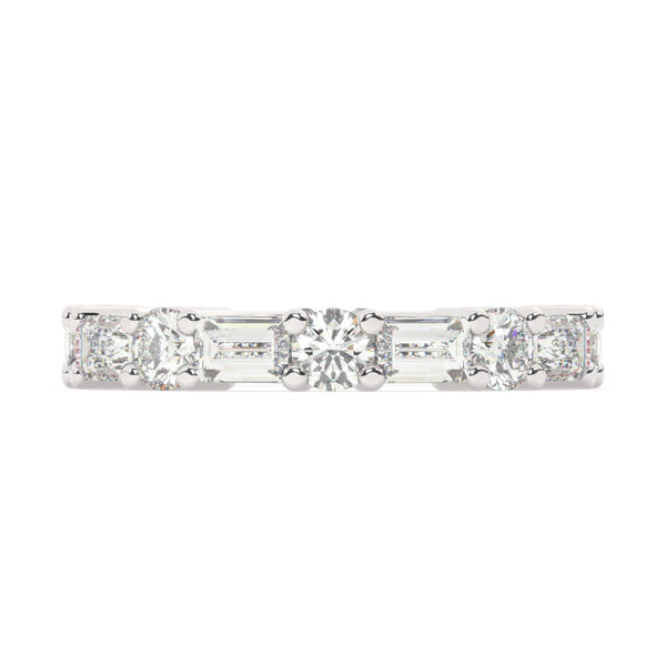 18K Gold Diamond Round Cut Wedding Ring 1.43c - RD587 - LA DIAMOND