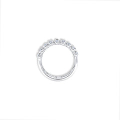 18K Gold Diamond Multiple Round Cut Ring .76c