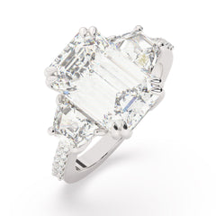 White Gold Diamond Ring - LA DIAMOND