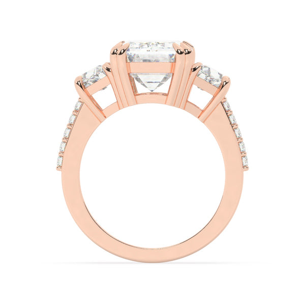 14K White Gold Diamond Ring - LA DIAMOND