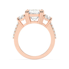 14K White Gold Diamond Ring - LA DIAMOND