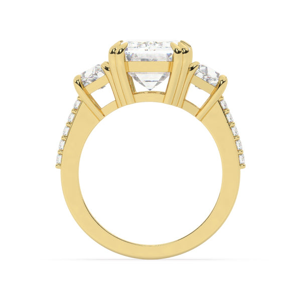 14K White Gold Diamond Ring - LA DIAMOND