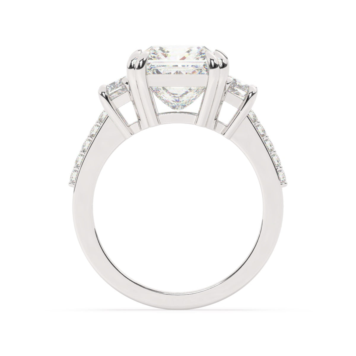 White Gold Diamond Ring - LA DIAMOND