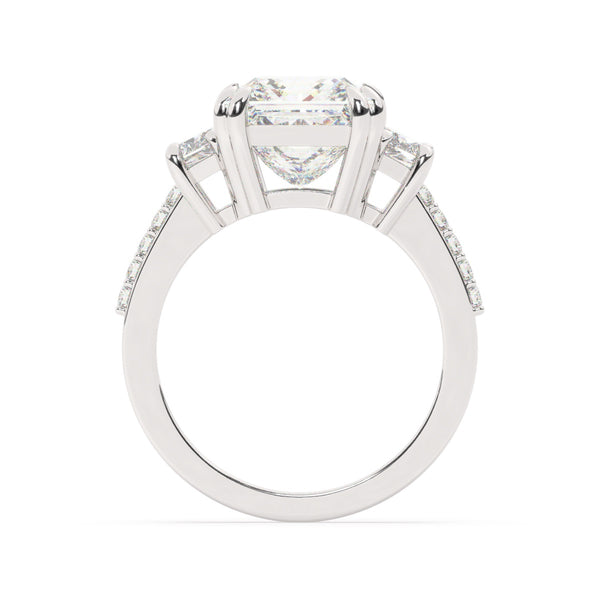 White Gold Diamond Ring - LA DIAMOND