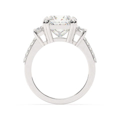 White Gold Diamond Ring - LA DIAMOND