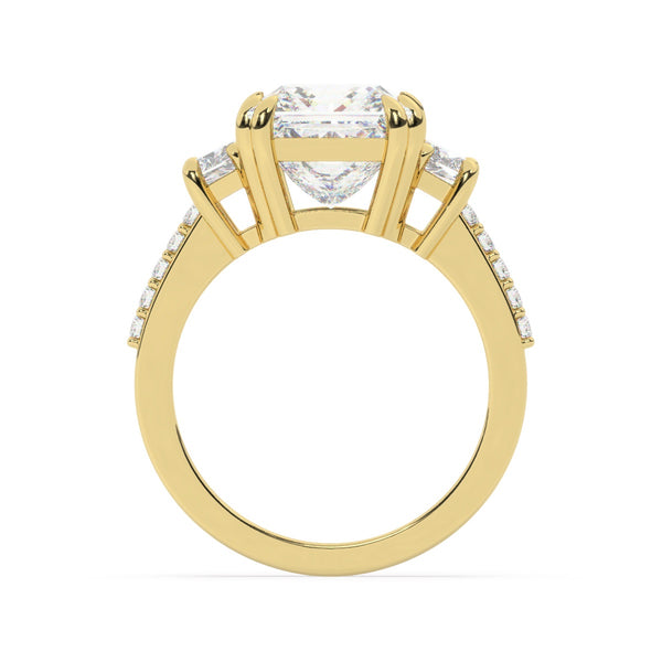 14k White Gold Diamond Ring - LA DIAMOND