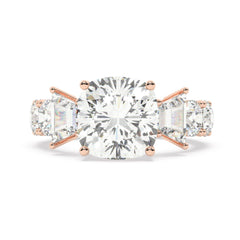 White Gold Diamond Ring - LA DIAMOND