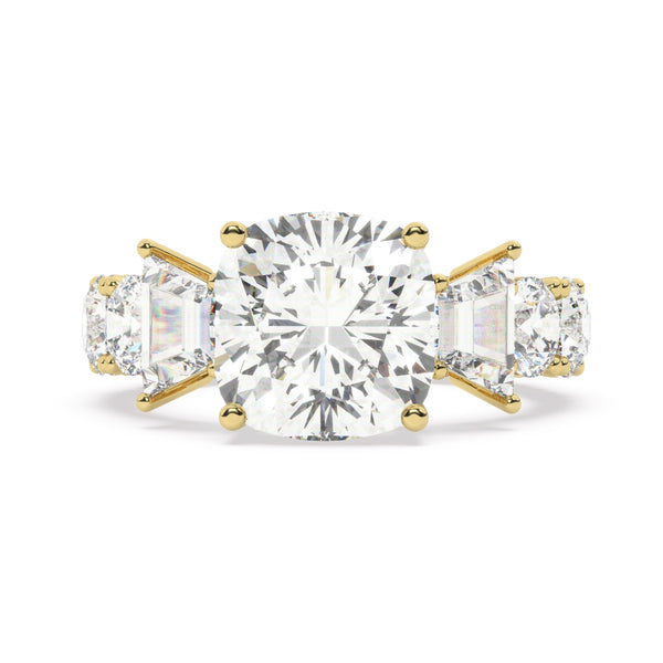 White Gold Diamond Ring - LA DIAMOND
