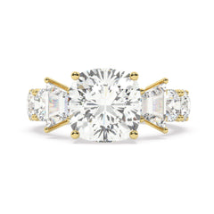 White Gold Diamond Ring - LA DIAMOND
