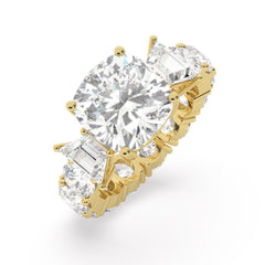 White Gold Diamond Ring - LA DIAMOND