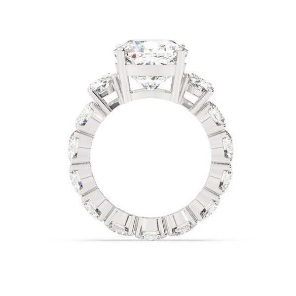White Gold Diamond Ring - LA DIAMOND