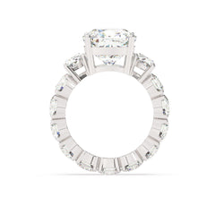 White Gold Diamond Ring - LA DIAMOND