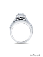 White Gold Diamond Ring - LA DIAMOND