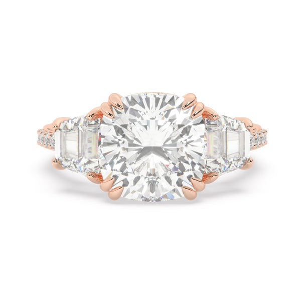 White Gold Diamond Ring - LA DIAMOND