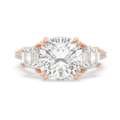 White Gold Diamond Ring - LA DIAMOND
