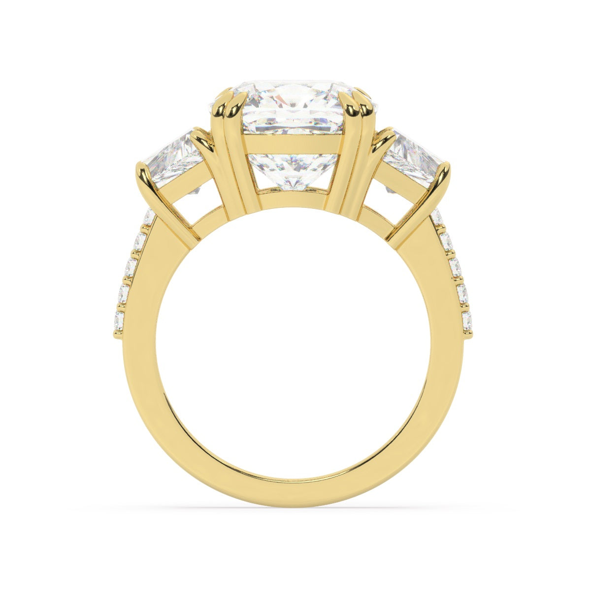 White Gold Diamond Ring - LA DIAMOND