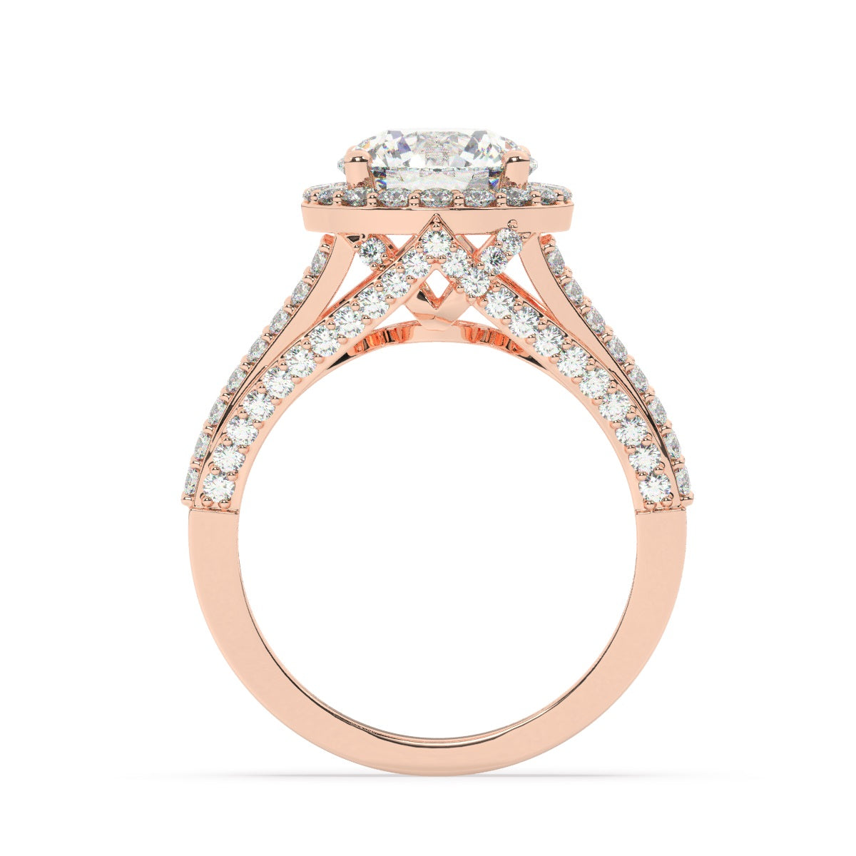 White Gold Diamond Ring - LA DIAMOND