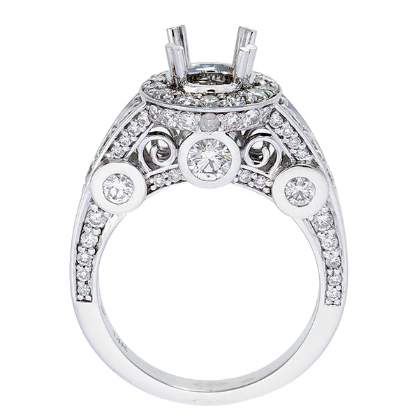 White Gold Diamond Ring - LA DIAMOND