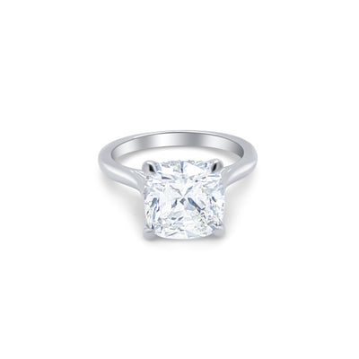 14K White Gold Diamond Engagement Ring (3.01 ct)