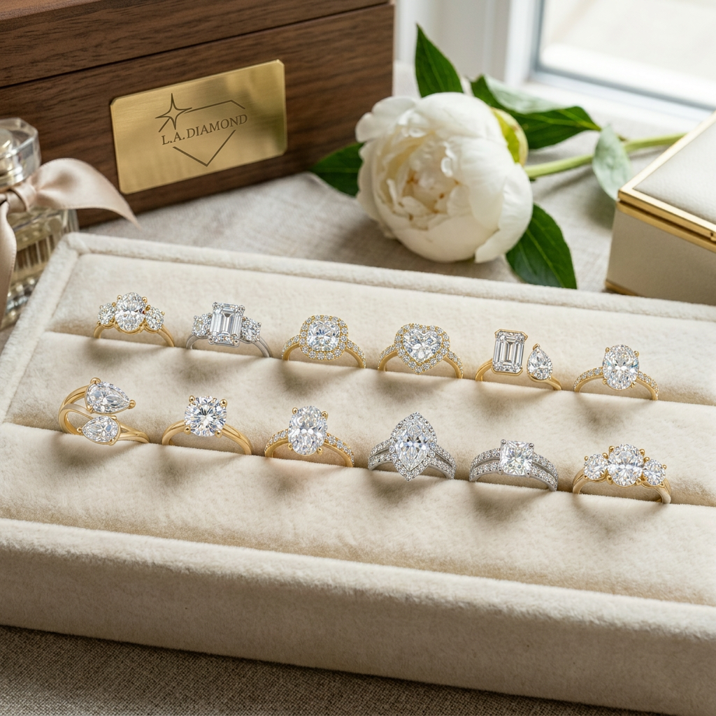 All L.A. Diamond engagement rings