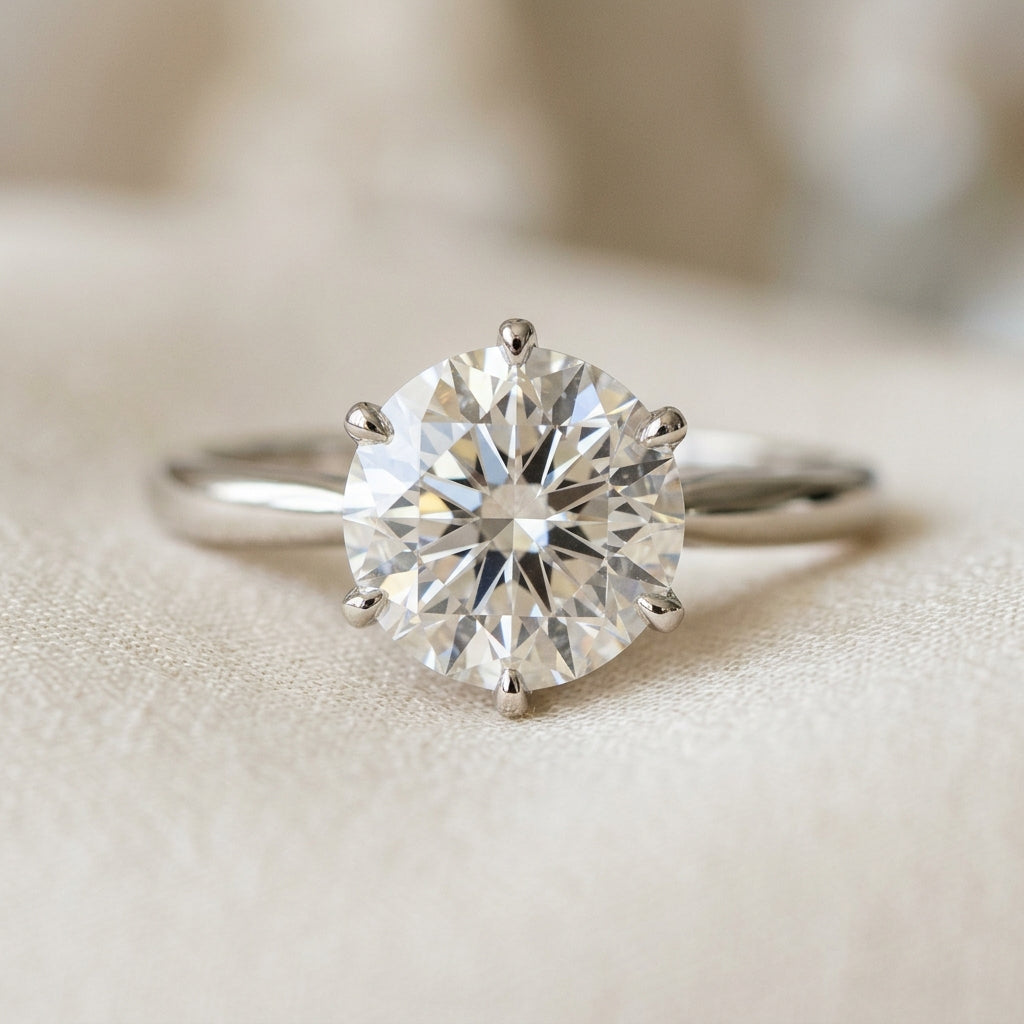 Solitaire engagement rings