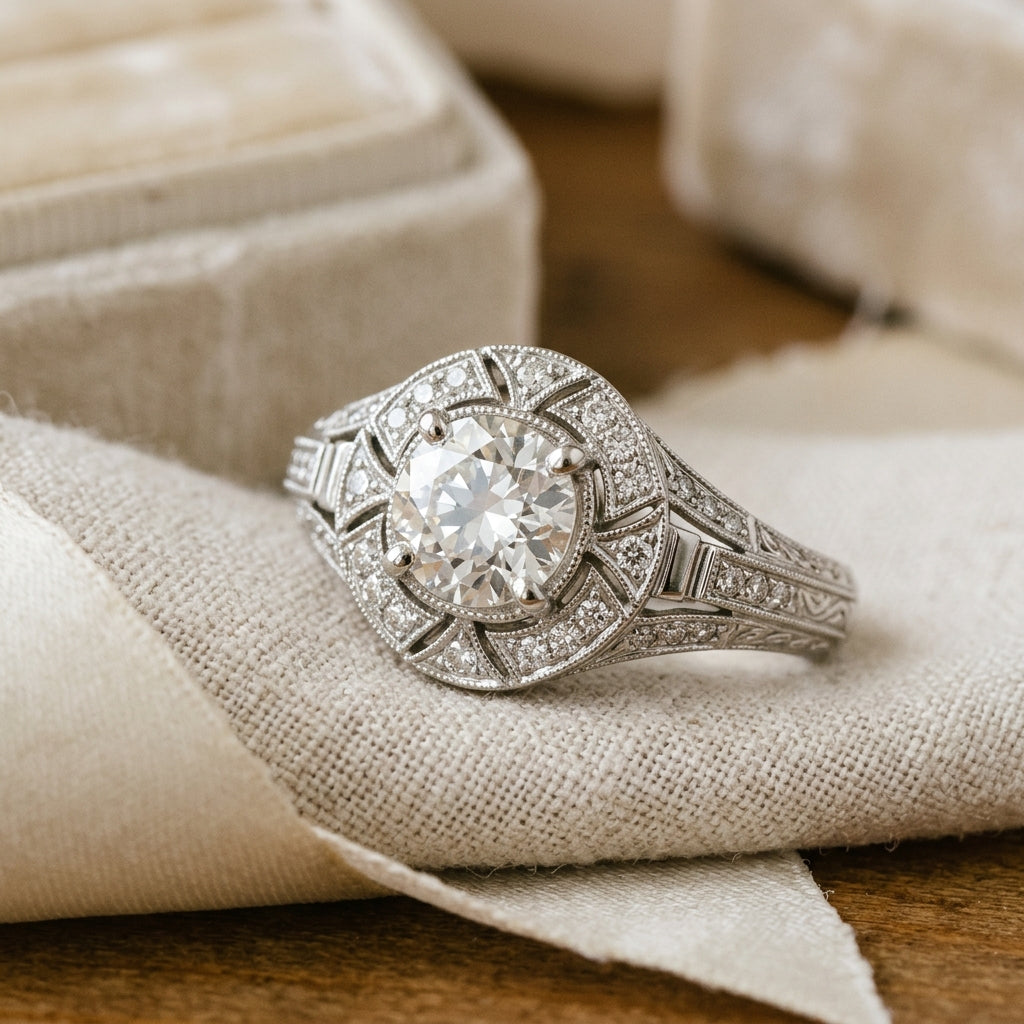Vintage engagement rings